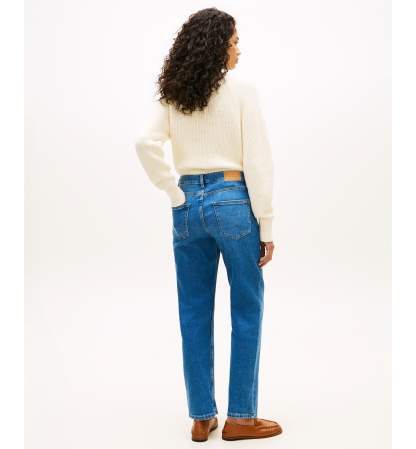 Tommy Hilfiger Women's Classic Straight Jeans - Nos Mid Blue