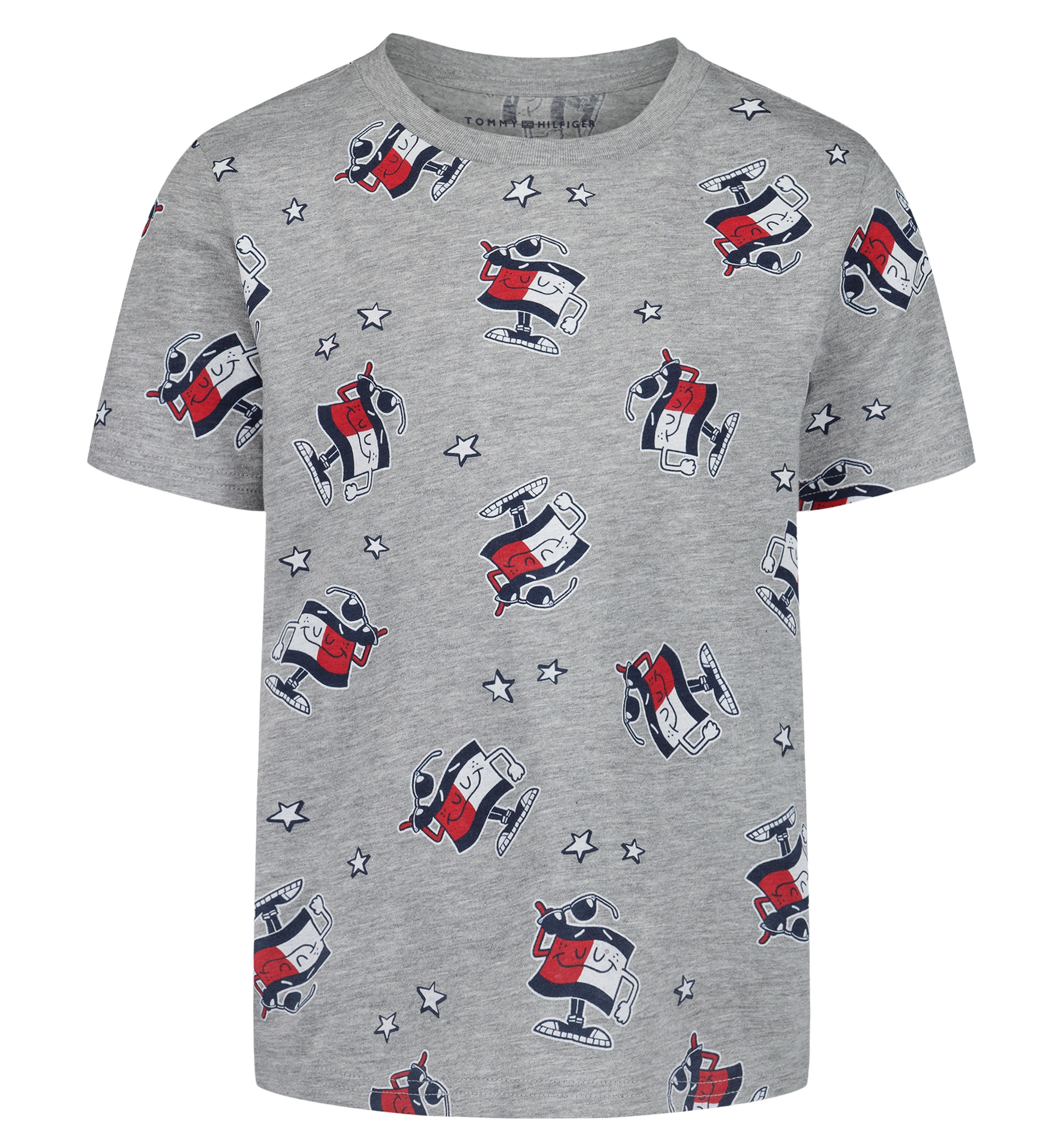 Tommy Hilfiger Boys' 2T-7 Short-Sleeve Graphic T-Shirt - Gray Heather