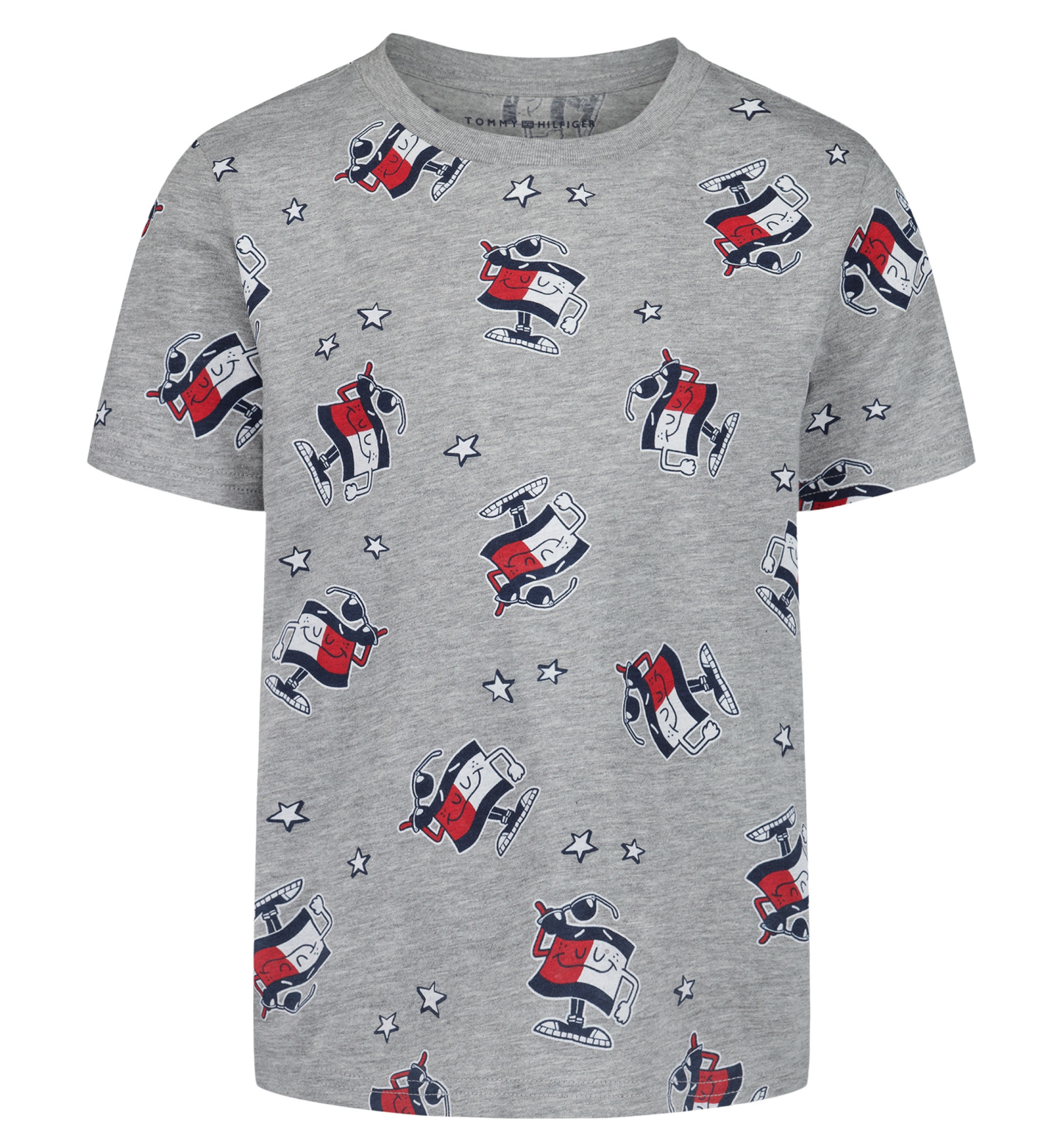 Tommy Hilfiger Boys' 2T-7 Short-Sleeve Graphic T-Shirt - Gray Heather