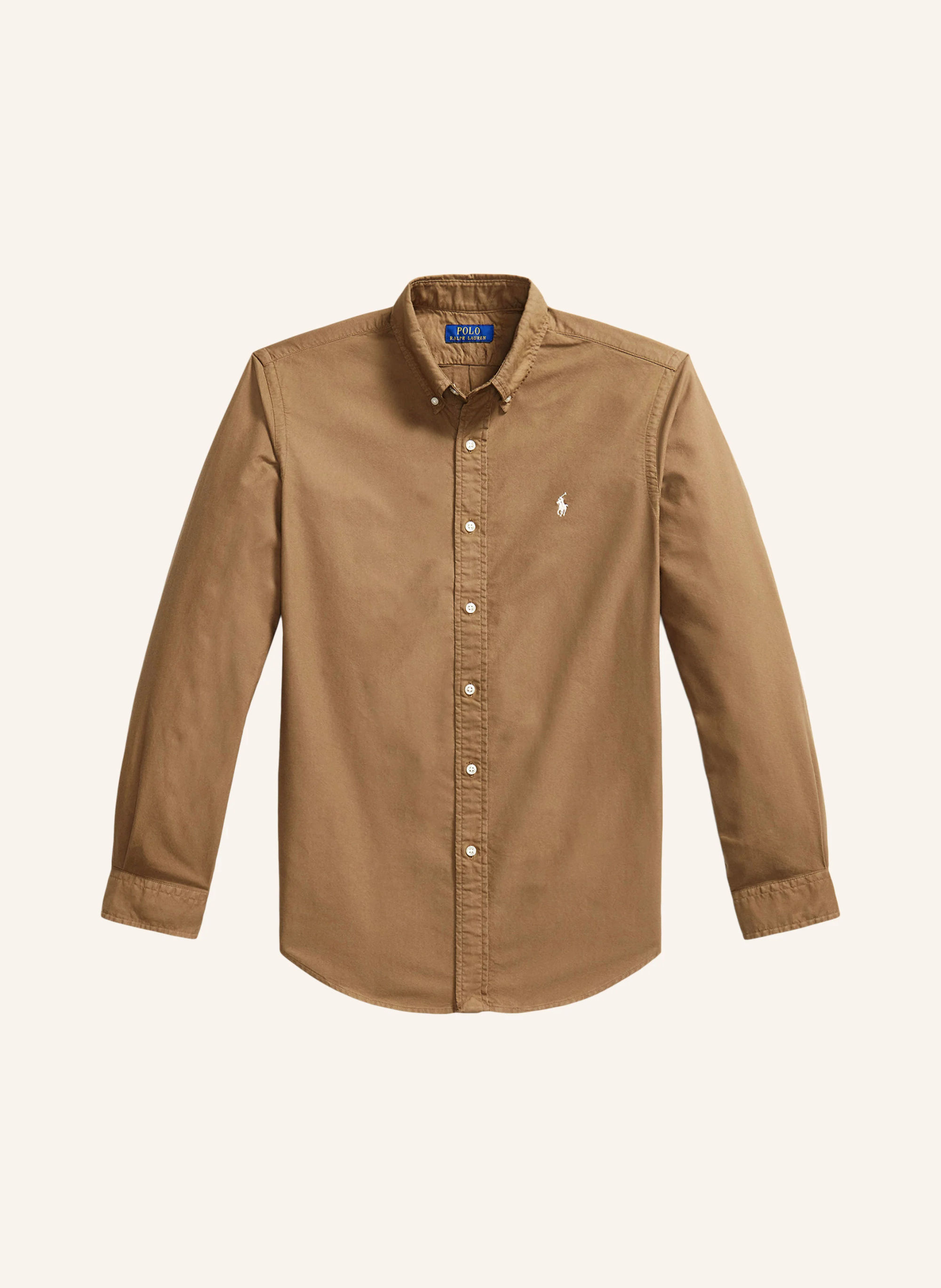 POLO RALPH LAUREN Oxfordhemd Custom Fit – COGNAC