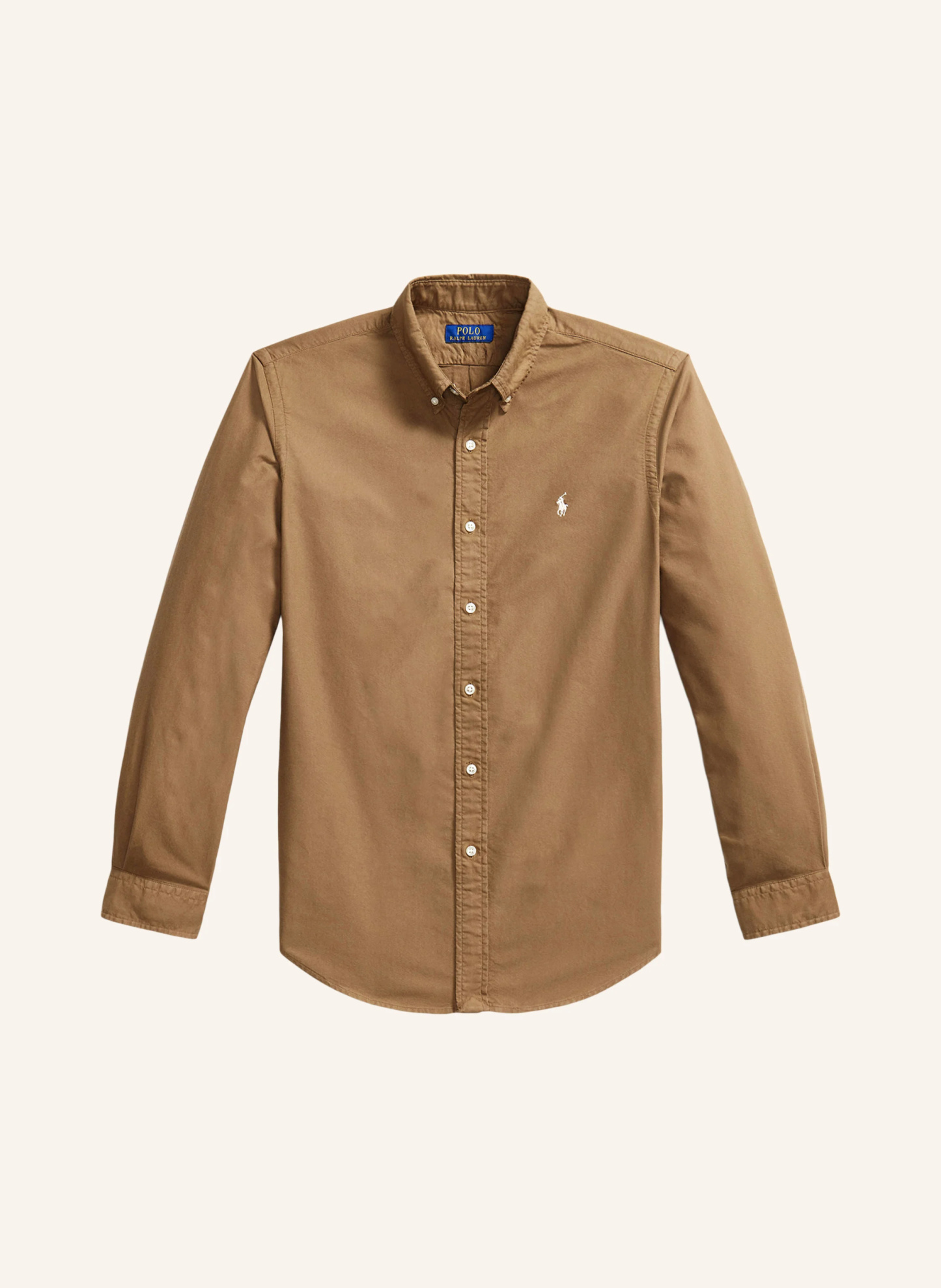 POLO RALPH LAUREN Oxfordhemd Custom Fit – COGNAC