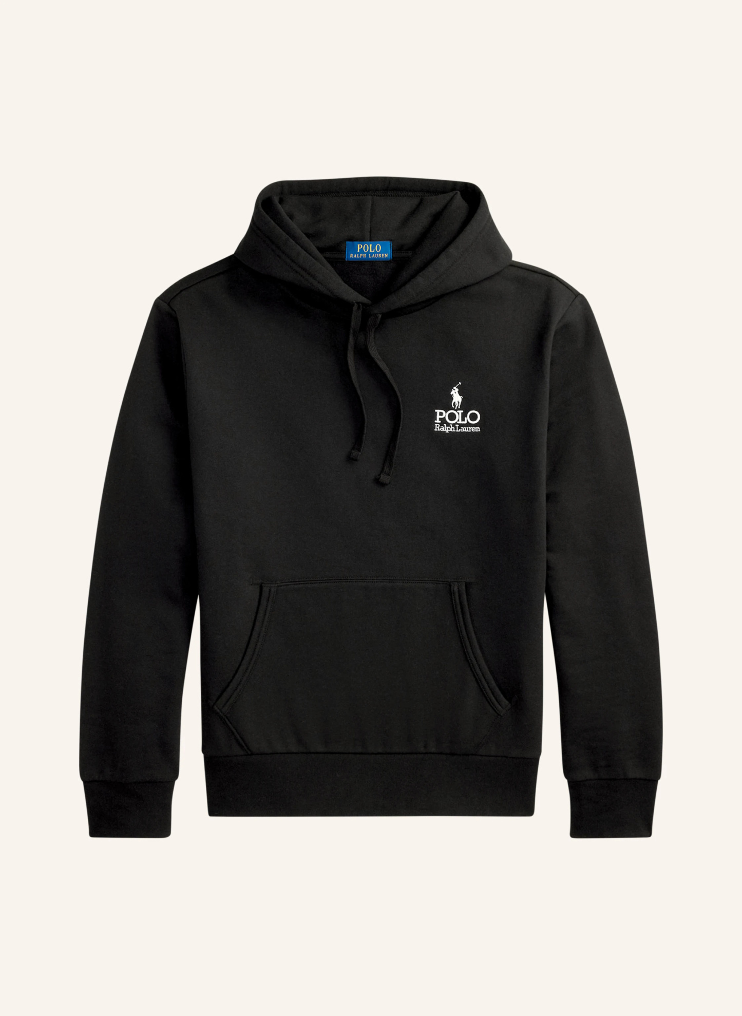 POLO RALPH LAUREN Hoodie – SCHWARZ / WEISS