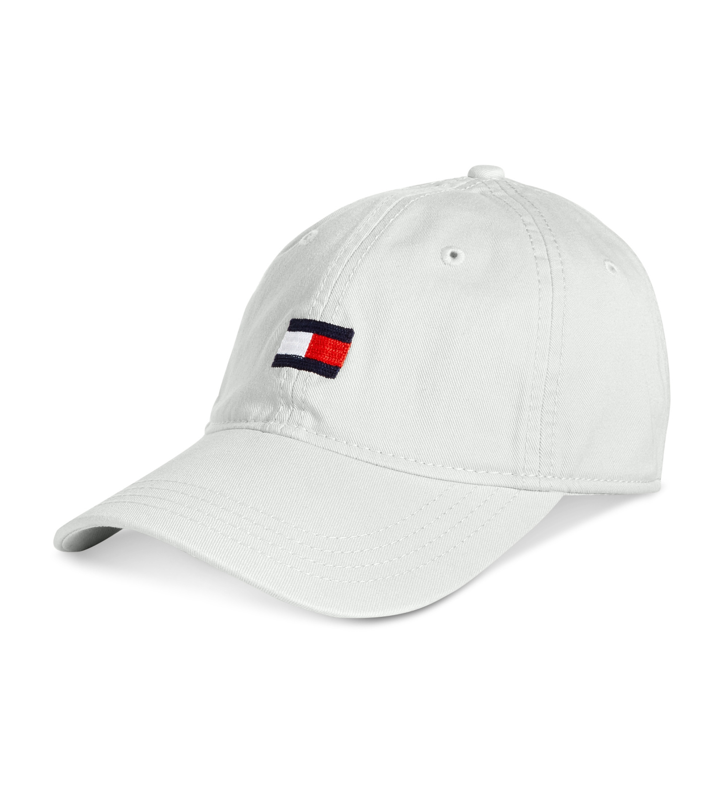 Tommy Hilfiger Men's Embroidered Ardin Cap - Classic White