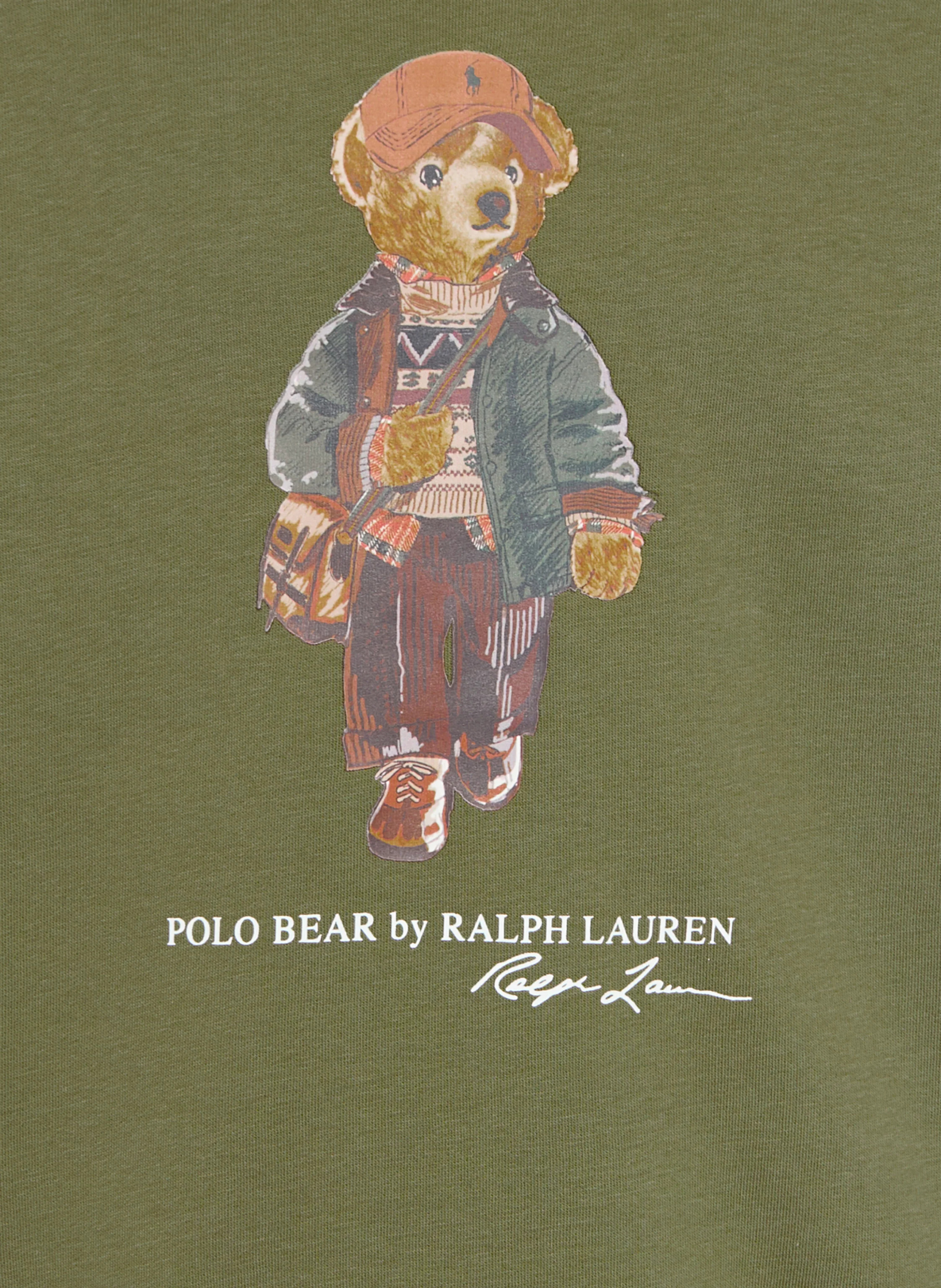POLO RALPH LAUREN Sweatshirt – OLIV / BRAUN / DUNKELGRÜN