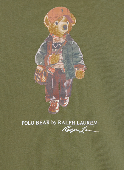 POLO RALPH LAUREN Sweatshirt – OLIV / BRAUN / DUNKELGRÜN