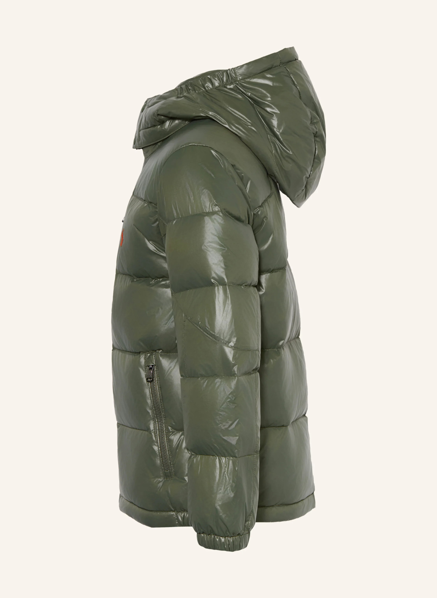POLO RALPH LAUREN Daunenjacke mit abnehmbarer Kapuze – OLIV