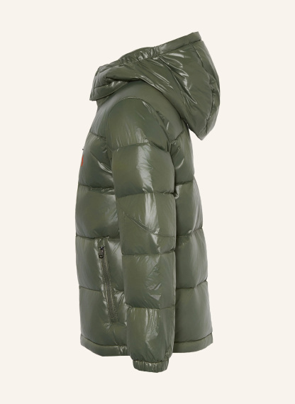POLO RALPH LAUREN Daunenjacke mit abnehmbarer Kapuze – OLIV