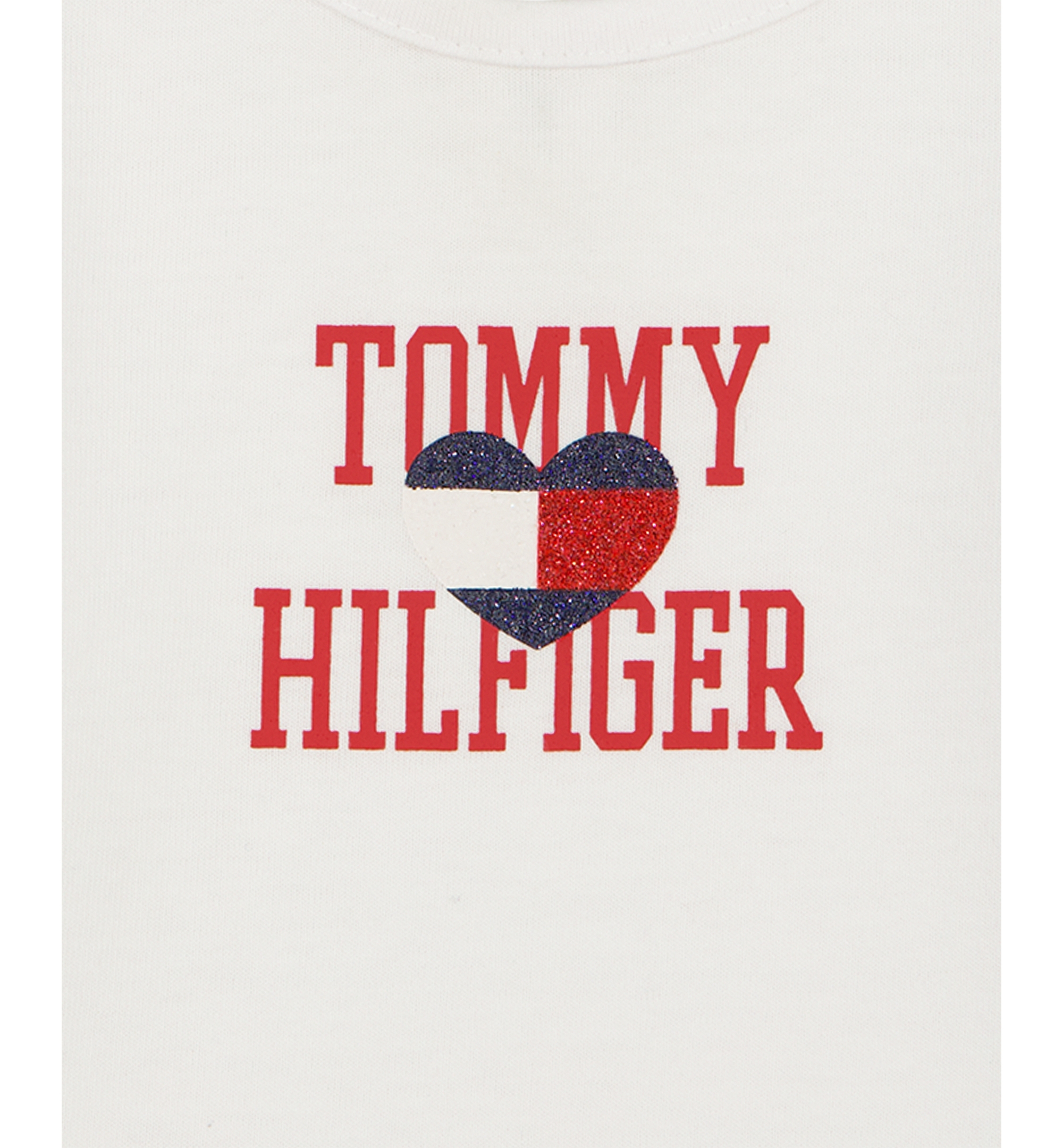 Tommy Hilfiger Girls' 2T-6X Peter Pan Collar Long-Sleeve T-Shirt, Jacket and Leggings, 3-Piece Set - Navy/White/Red