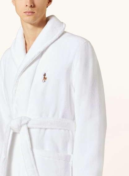 POLO RALPH LAUREN Herren-Bademantel – WEISS