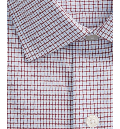 Tommy Hilfiger Men's Stretch Twill Slim-Fit Dress Shirt - Red