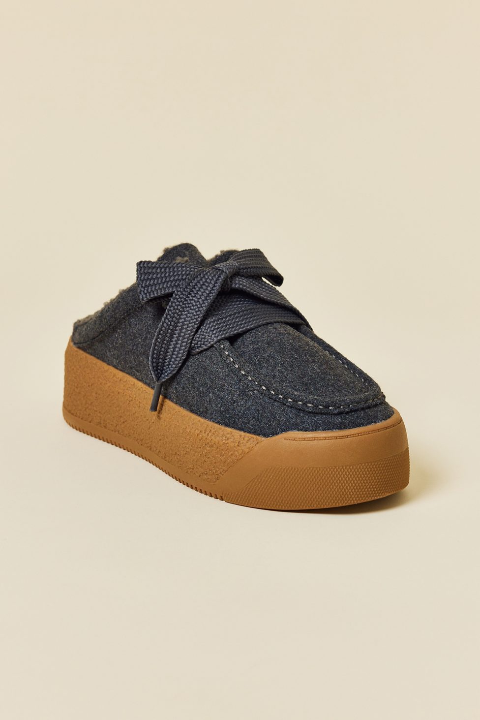 BC Footwear By Seychelles Evolution Platform Mules - Dark Grey