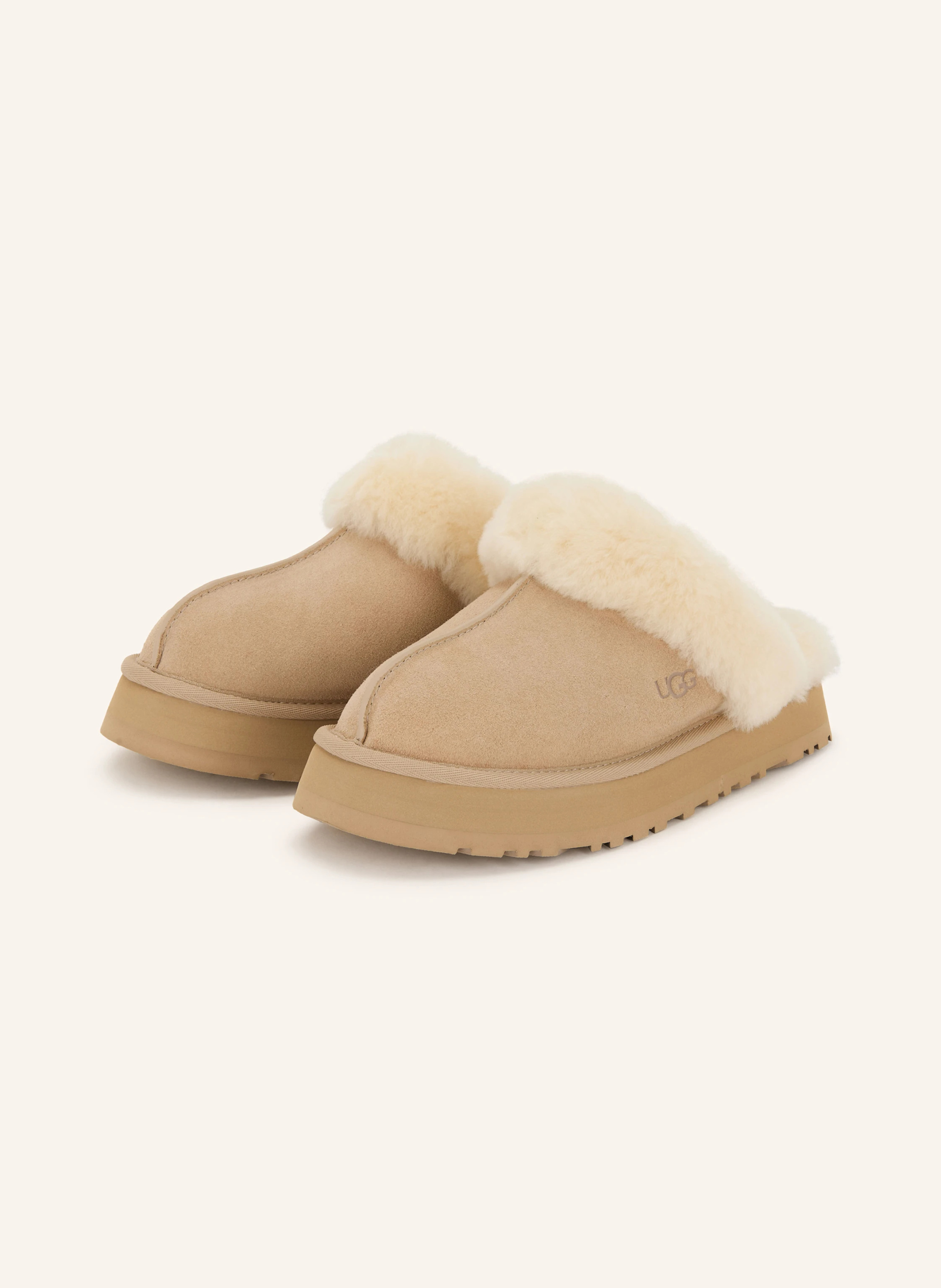 UGG Pantoletten DISQUETTE – HELLBRAUN
