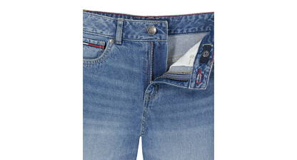 Tommy Hilfiger Girls' 7-16 Wide-Leg Jeans - Dekalb Wash