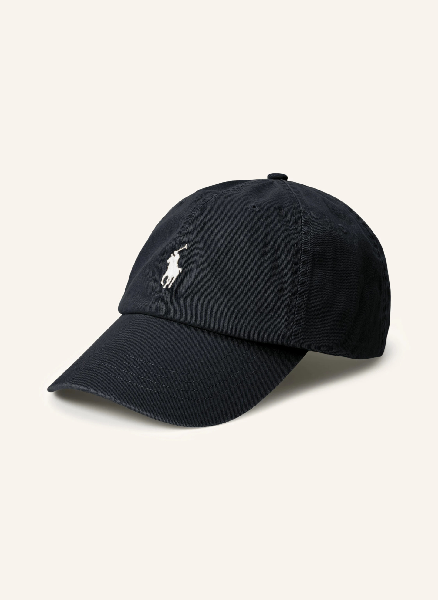 POLO RALPH LAUREN Cap – SCHWARZ / WEISS