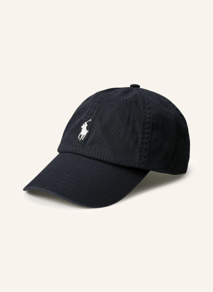 POLO RALPH LAUREN Cap – SCHWARZ / WEISS