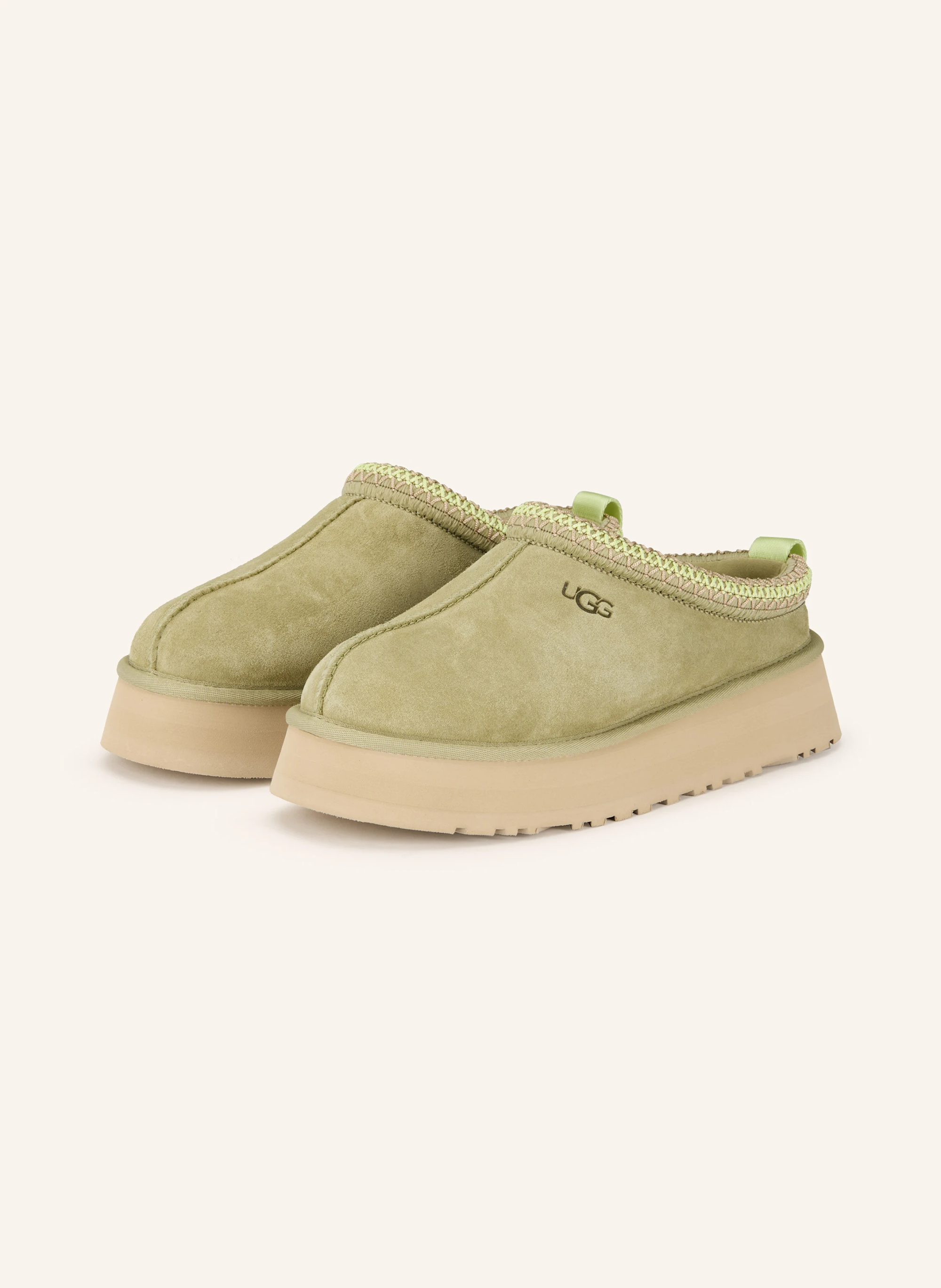 UGG Plateau-Pantoletten TAZZ – HELLGRÜN