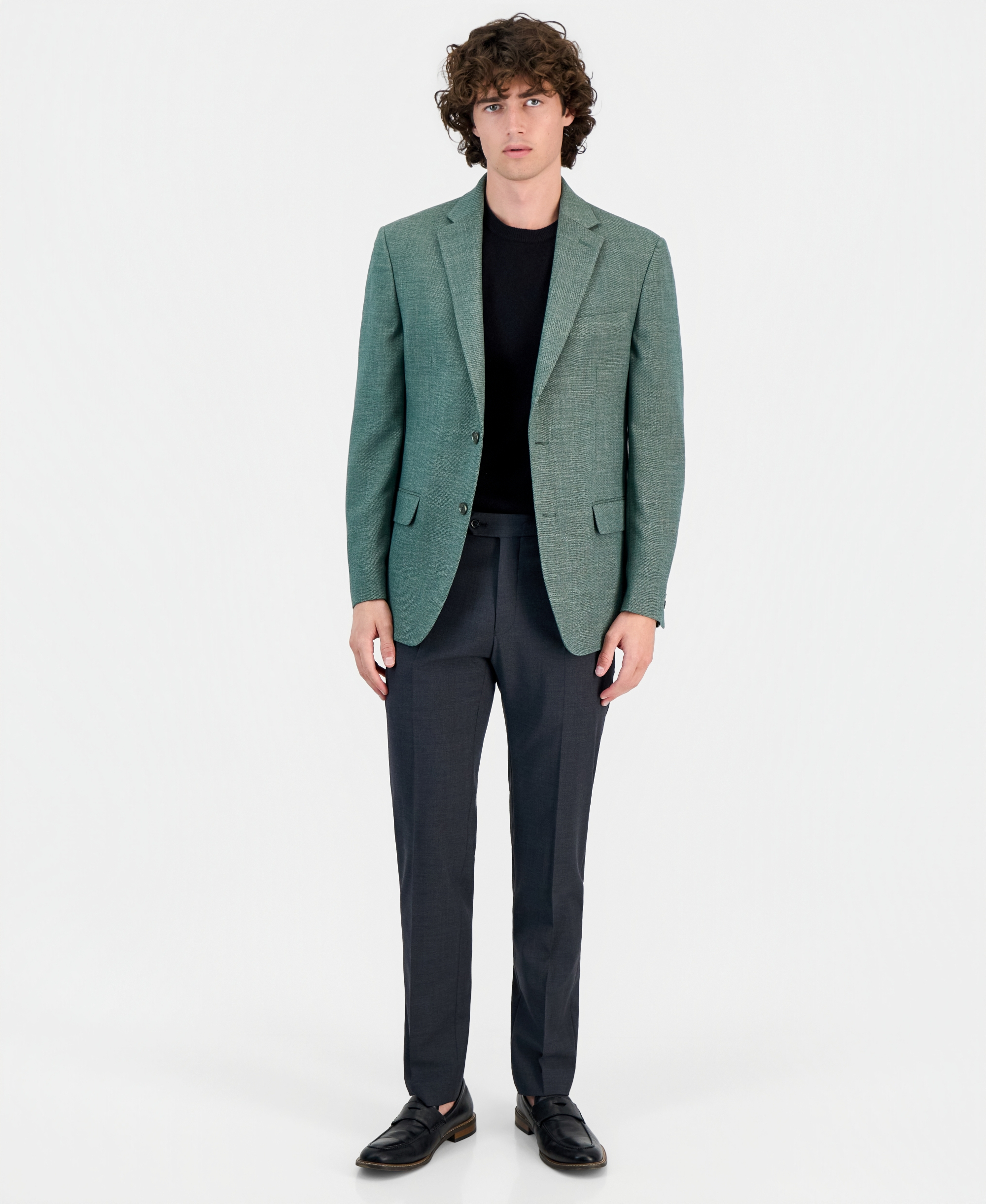 Tommy Hilfiger Men's Modern-Fit Solid Sport Coat - Olive