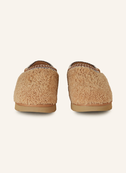 UGG Pantoletten TASMAN MAXI CURLY – BRAUN