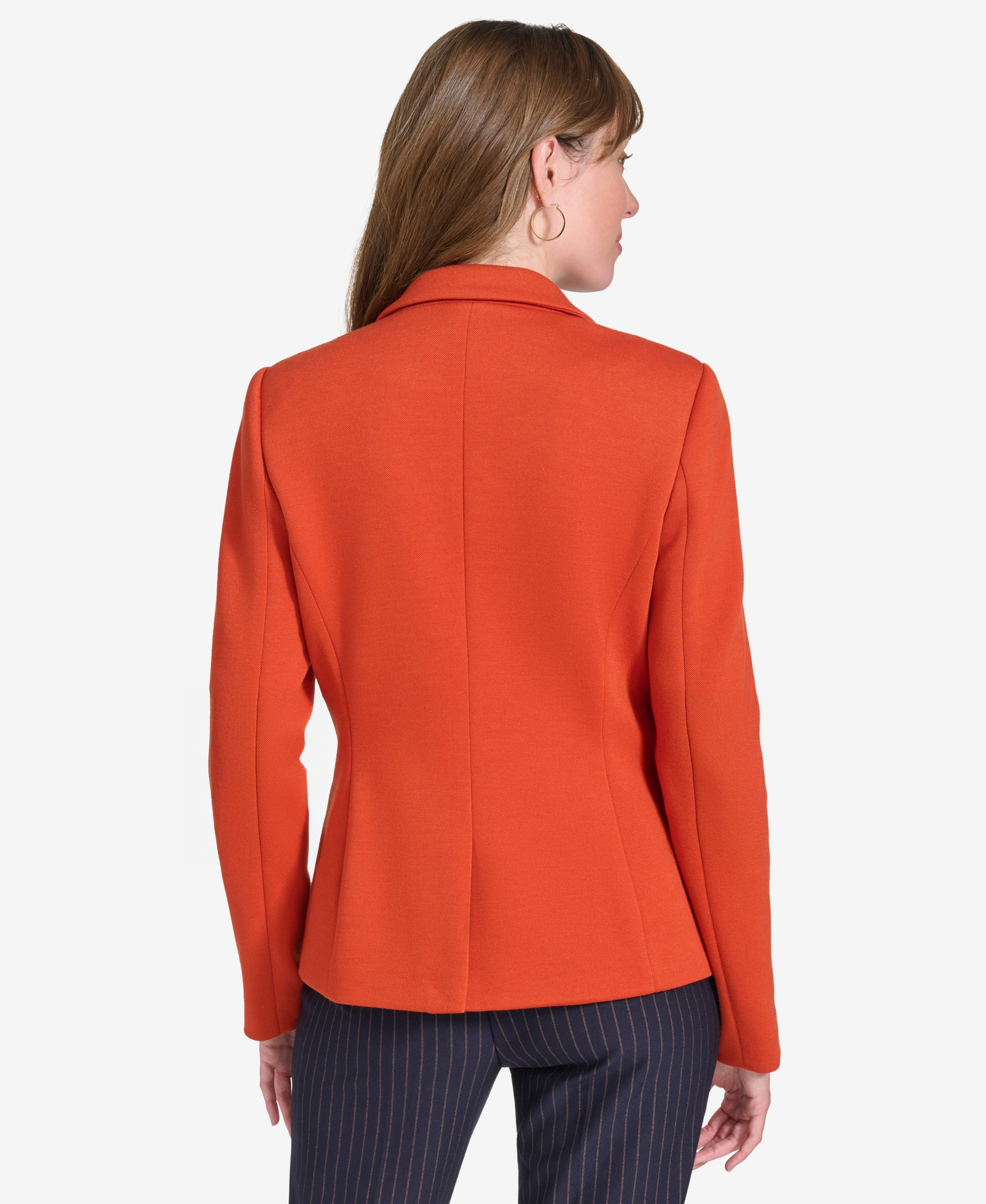 Tommy Hilfiger Women's One-Button Blazer - Paprika