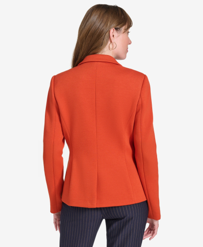 Tommy Hilfiger Women's One-Button Blazer - Paprika
