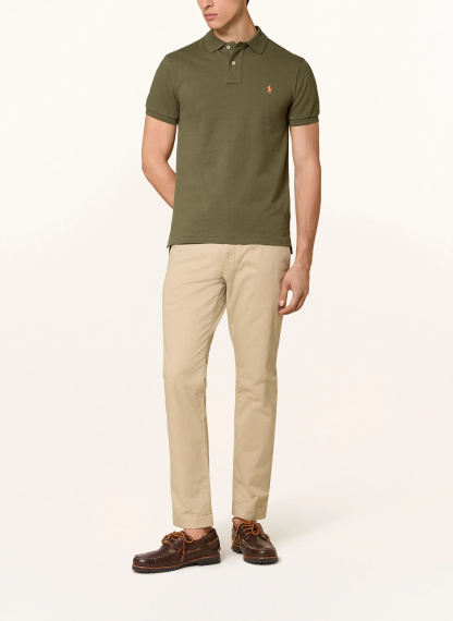 POLO RALPH LAUREN Piqué-Poloshirt Slim Fit – KHAKI