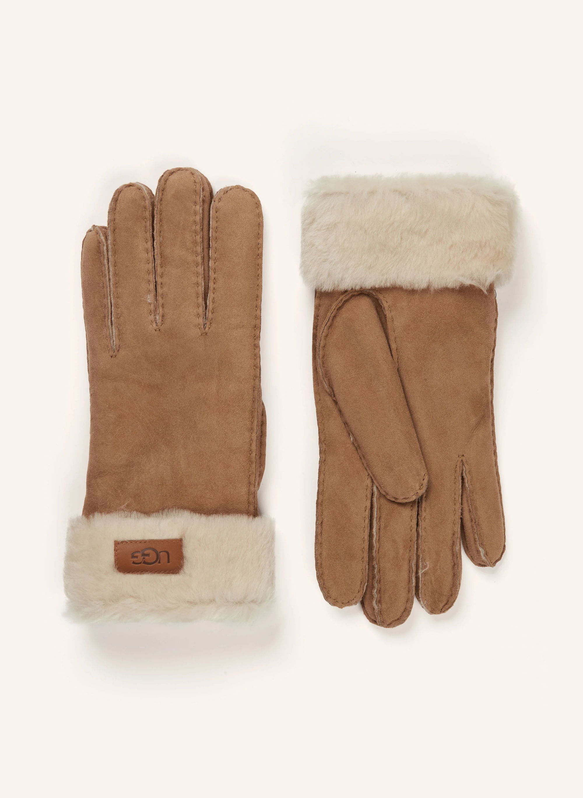 UGG Lederhandschuhe – CAMEL