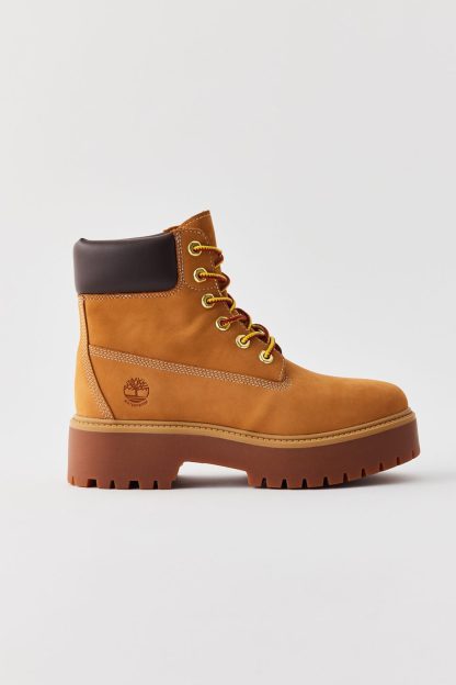 Timberland Women's Stone Street 6-Inch Platform Waterproof Boots - Wheat