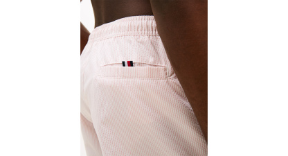 Tommy Hilfiger Men's Drawstring Zip Pocket Swim Trunks - Delicate Petal