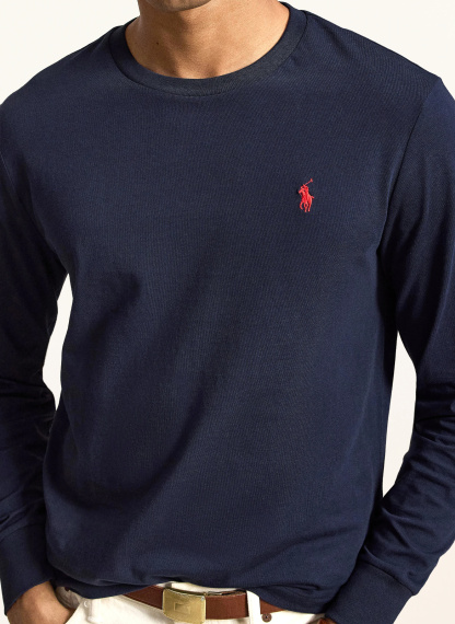 POLO RALPH LAUREN Longsleeve – DUNKELBLAU