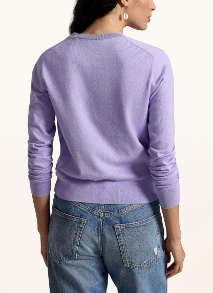 POLO RALPH LAUREN Strickjacke – HELLLILA