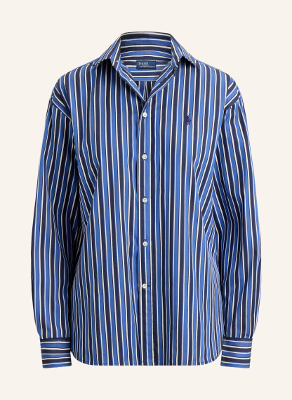 POLO RALPH LAUREN Hemdbluse – BLAU / DUNKELBLAU / WEISS