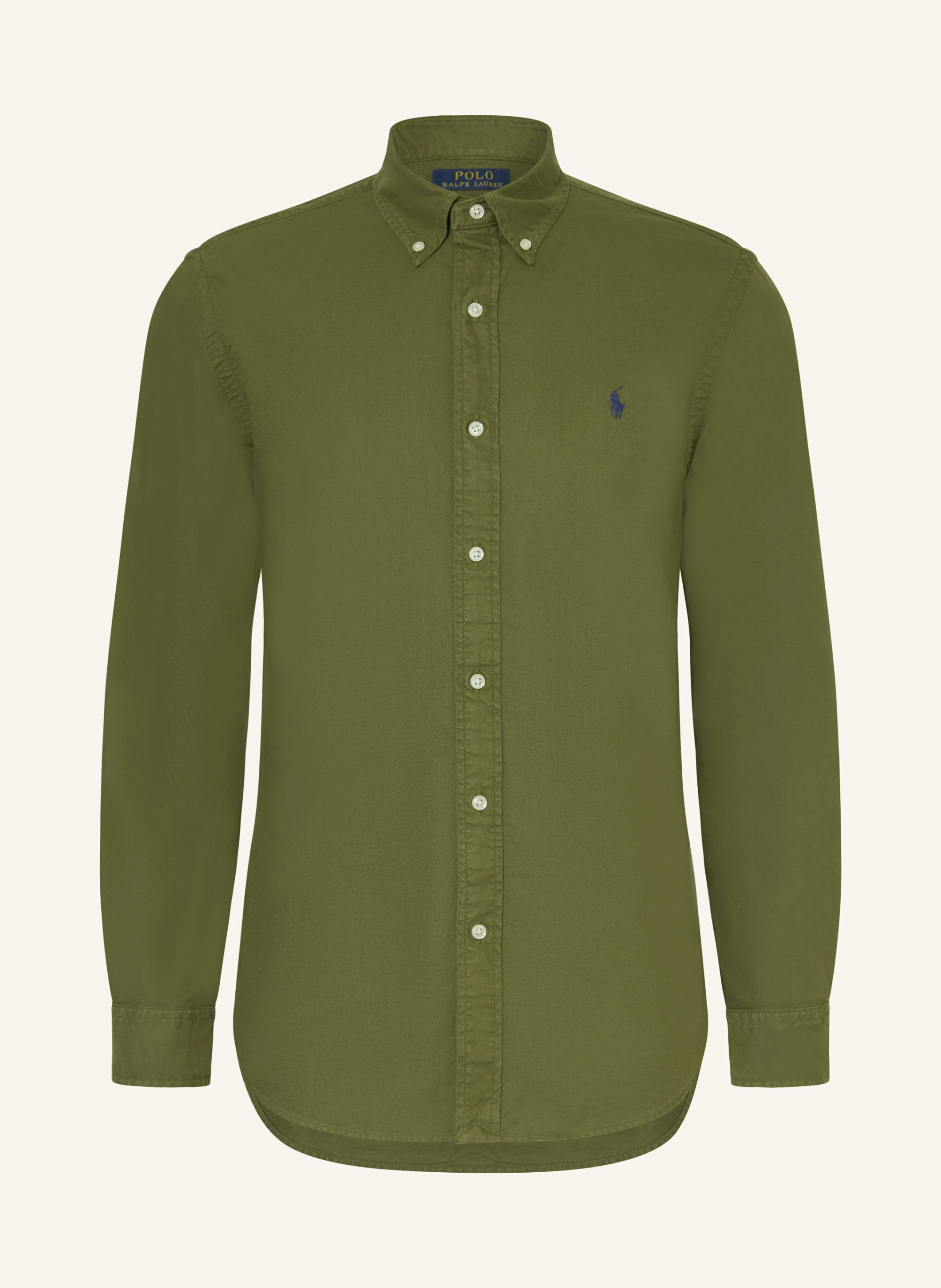 POLO RALPH LAUREN Oxfordhemd Custom Fit – OLIV