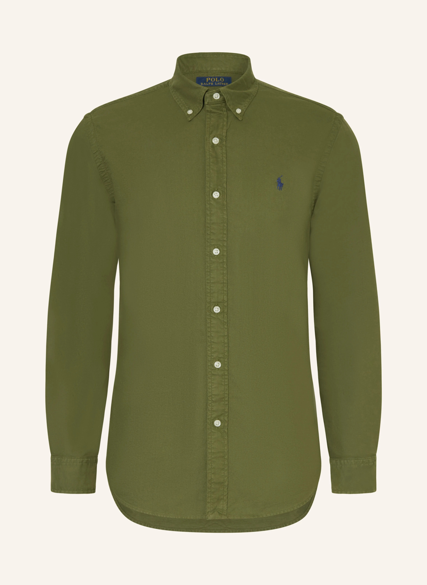 POLO RALPH LAUREN Oxfordhemd Custom Fit – OLIV