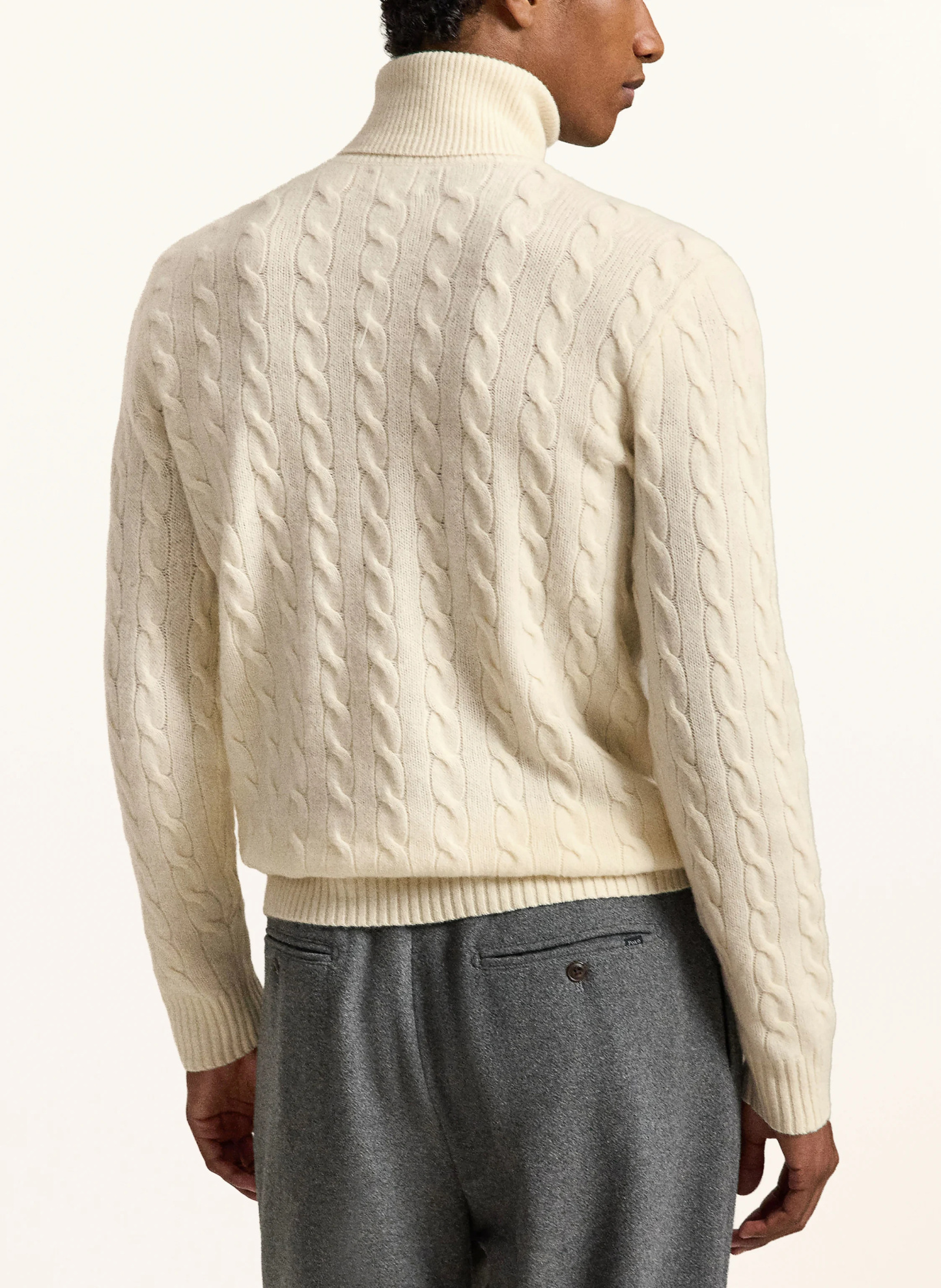 POLO RALPH LAUREN Rollkragenpullover – CREME