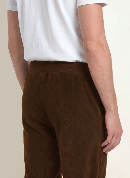 POLO RALPH LAUREN Lounge-Hose aus Fleece – DUNKELBRAUN