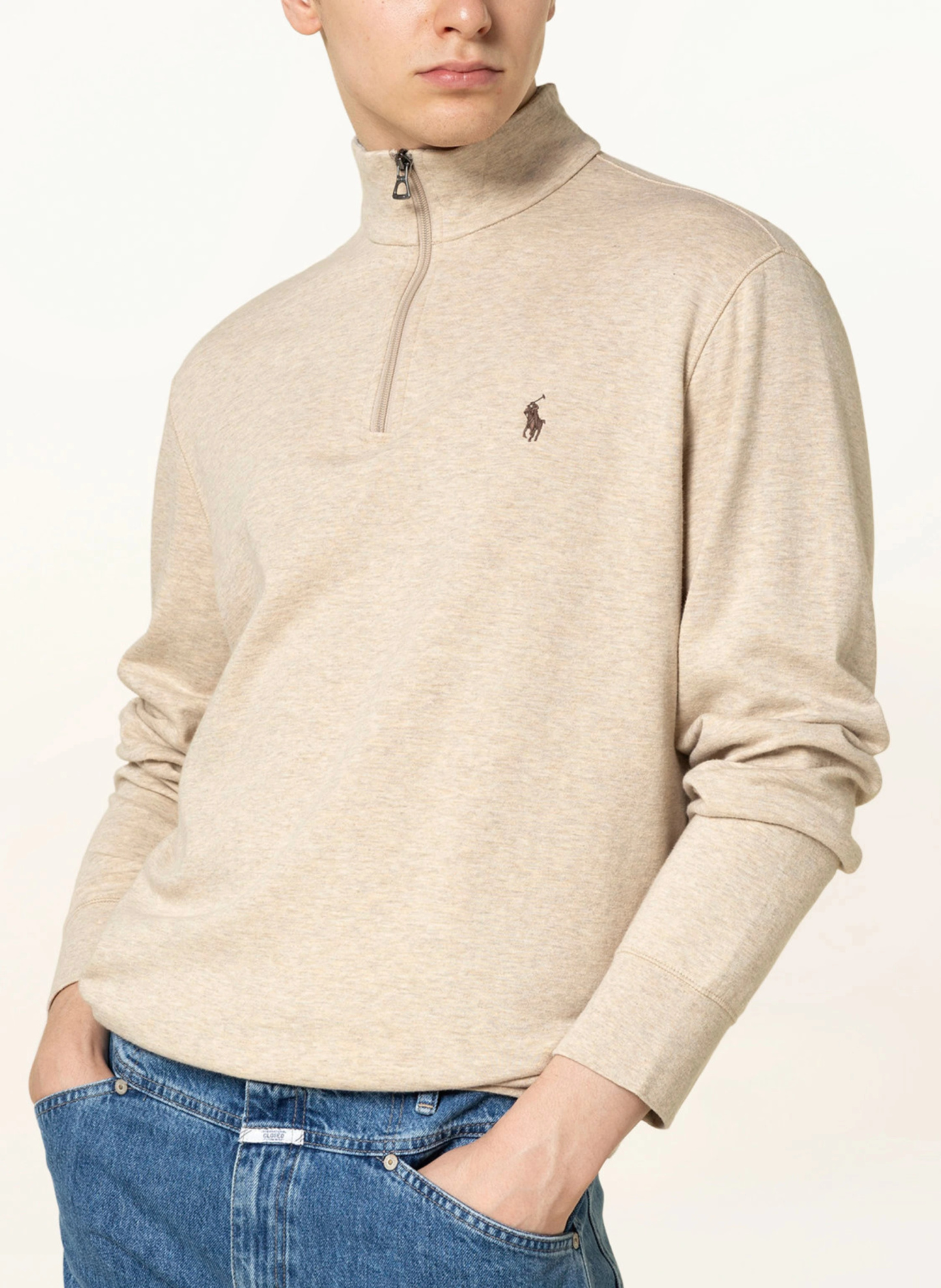 POLO RALPH LAUREN Sweat-Troyer – HELLBRAUN