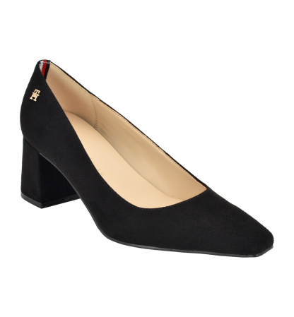 Tommy Hilfiger Women's Opheili Classic Block Heel Pumps - Black Sueded