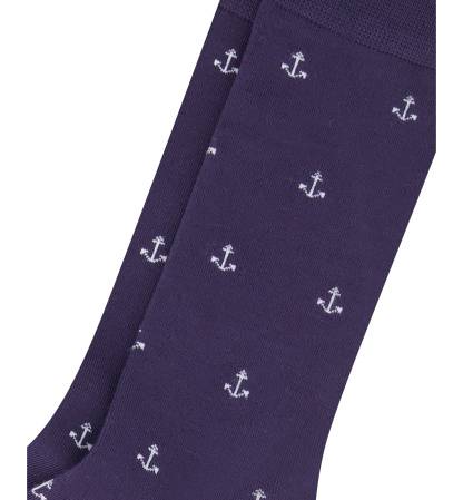 Tommy Hilfiger Men's Dress Crew Socks, 4-Pack - Nay Assorted