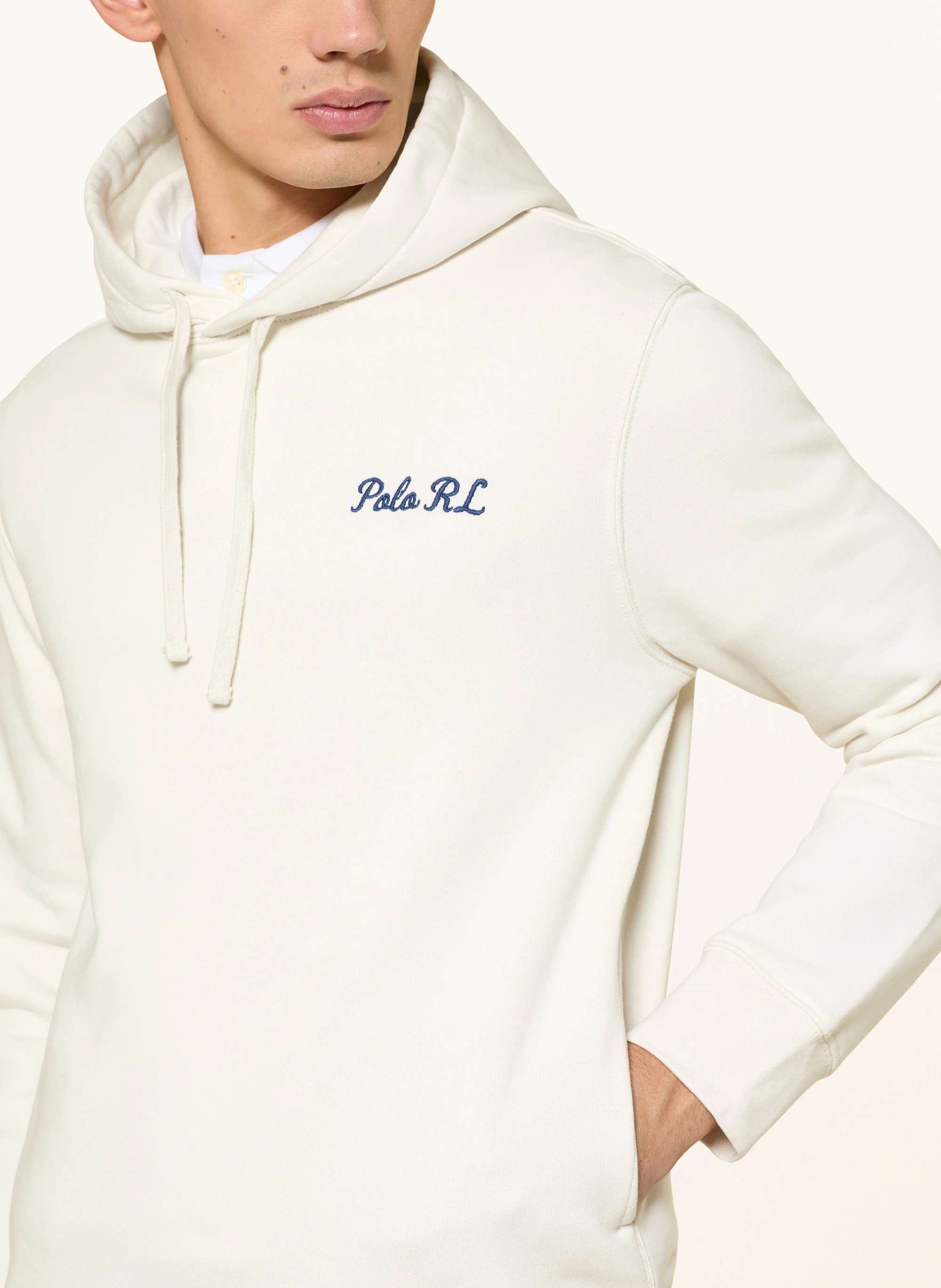 POLO RALPH LAUREN Hoodie – ECRU / BEIGE / DUNKELGELB