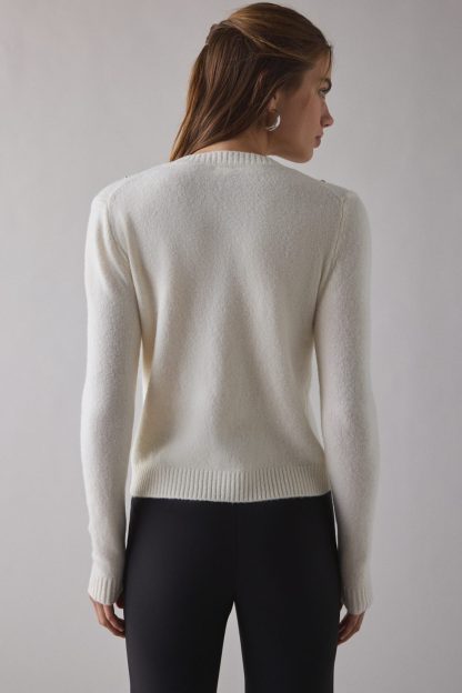 Kimchi Blue Rachel Embellished Cardigan - Ivory