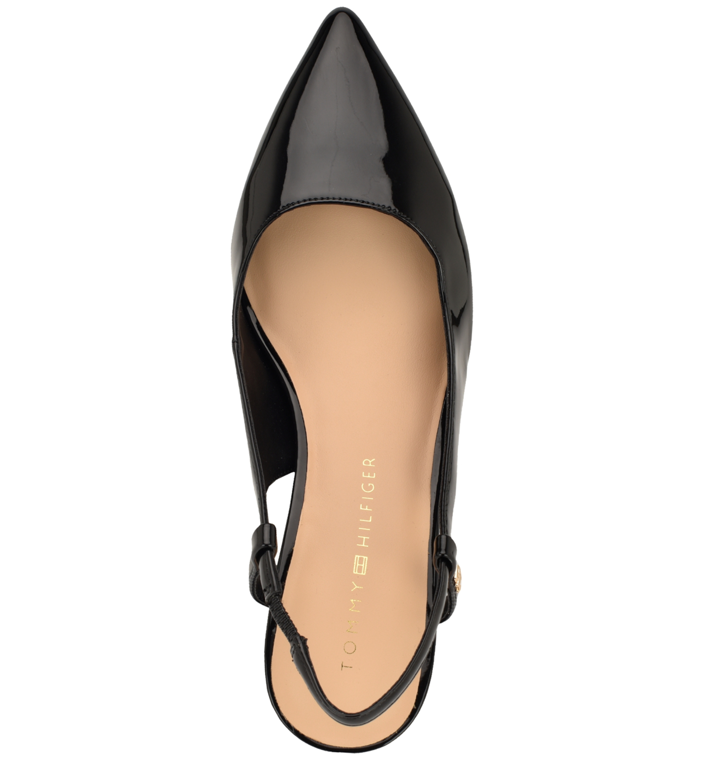 Tommy Hilfiger Women's Jezibee Block Heel Slingback Pumps - Black Patent