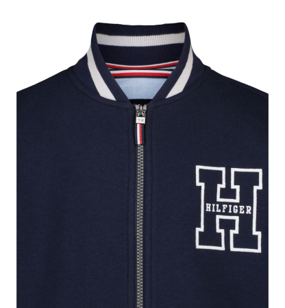 Tommy Hilfiger Boys' 2T-7 Collegiate Varsity Zip-Front Jacket - Navy Blazer