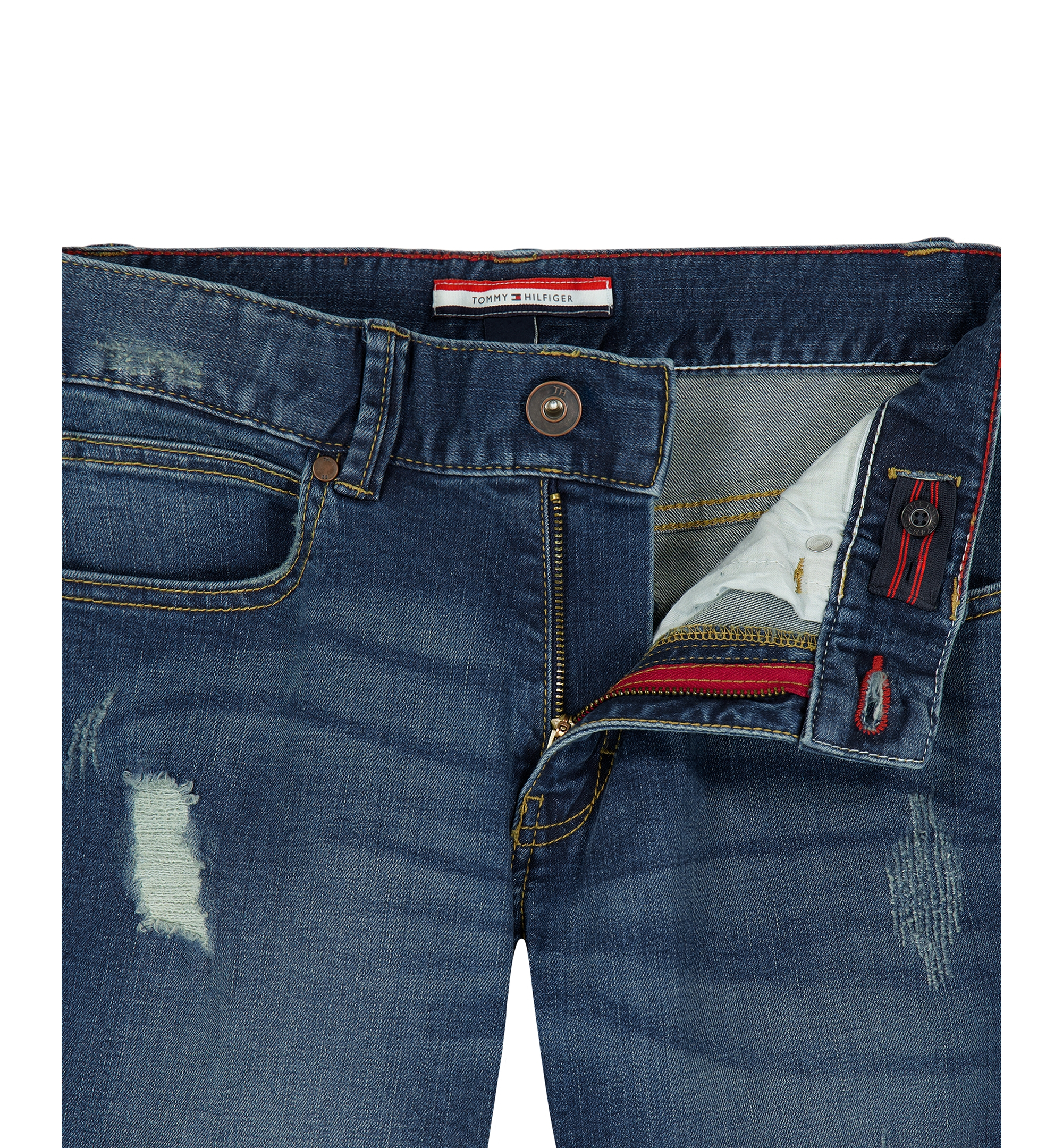 Tommy Hilfiger Boys' 8-20 Straight-Fit Niagara Stretch Jeans - Niagara Blue