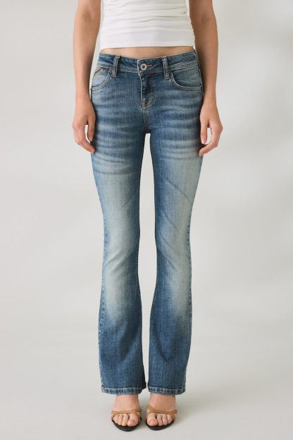 BDG Brooke Low-Rise Flare Jeans - Green Tint