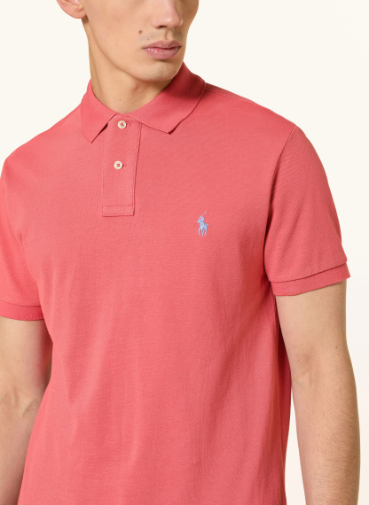 POLO RALPH LAUREN Piqué-Poloshirt Custom Slim Fit – HELLROT