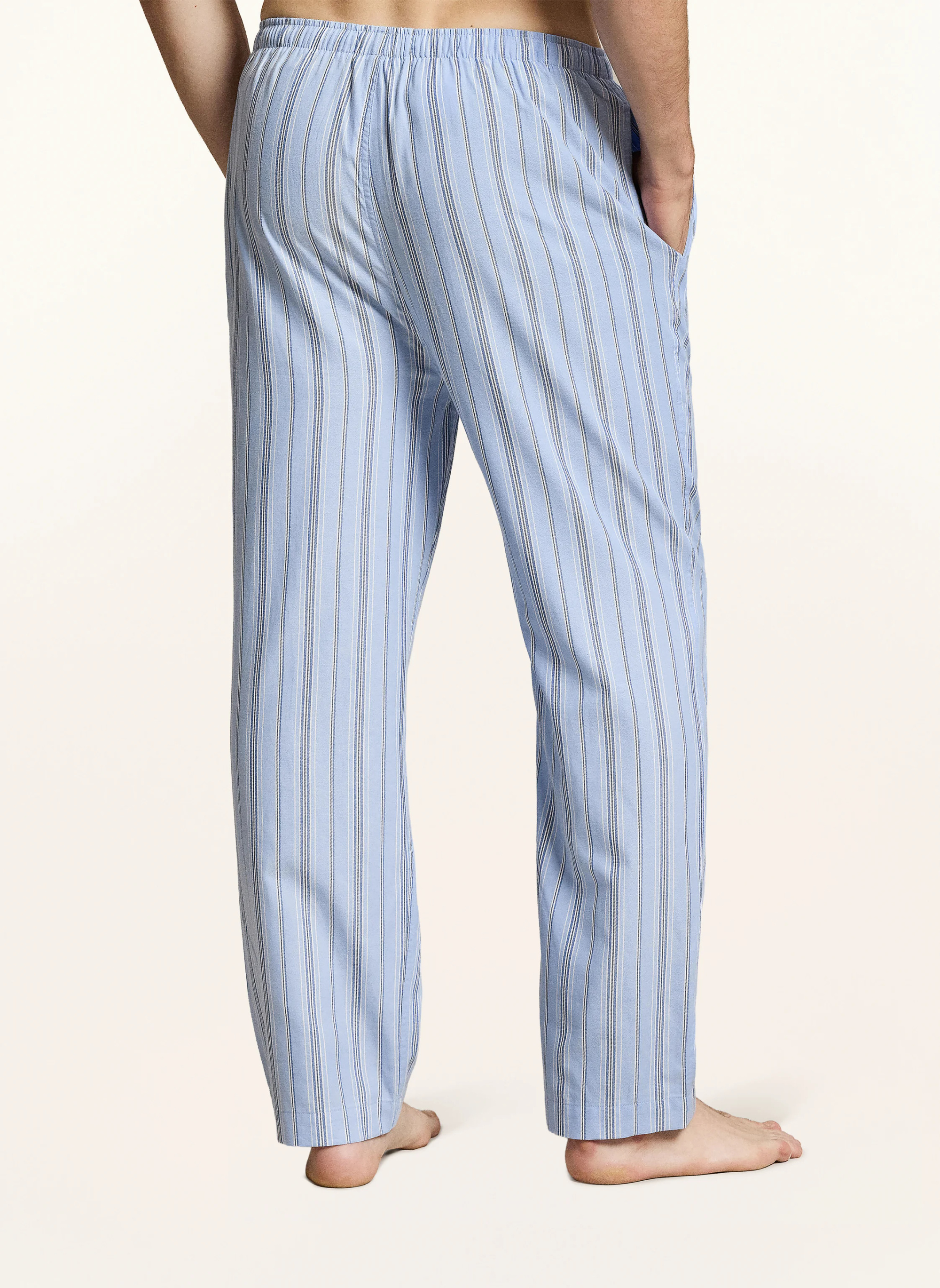 POLO RALPH LAUREN Schlafhose – HELLBLAU / DUNKELBLAU / WEISS