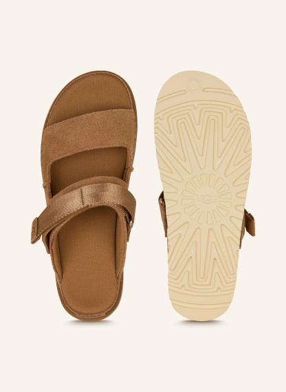 UGG Pantoletten GOLDENSTAR GLIDE – BRAUN