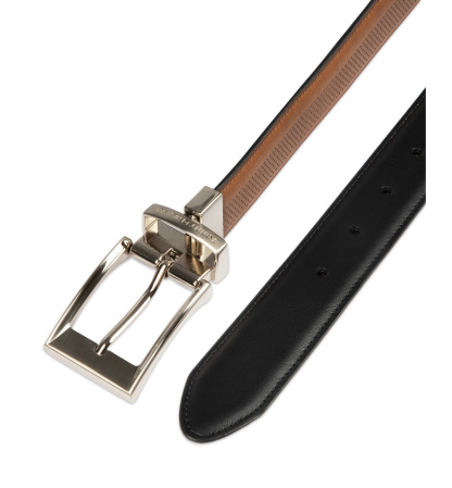 32MM STRETCH BELT - Tan/black