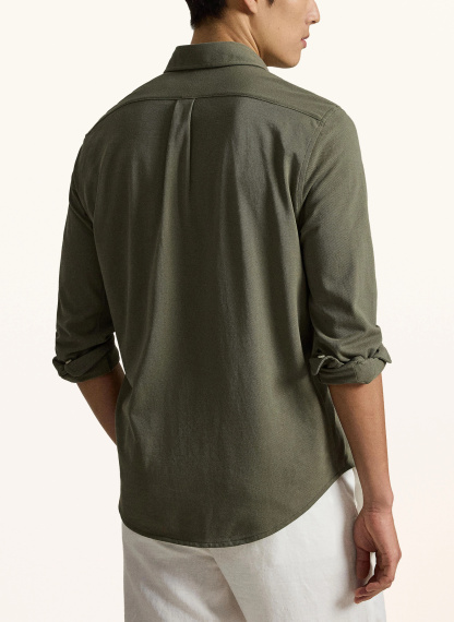 POLO RALPH LAUREN Piqué-Hemd Custom Fit – OLIV