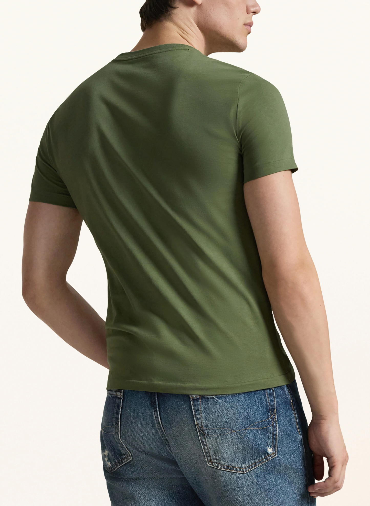 POLO RALPH LAUREN T-Shirt – OLIV / CREME